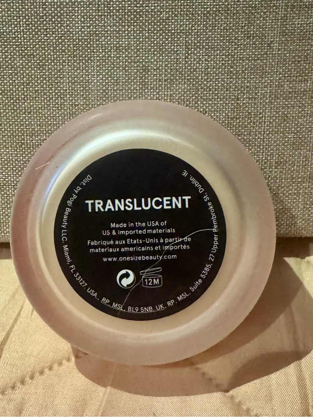 ONE/SIZE Ultimate Setting Powder - Translucent - Picture 5 of 5